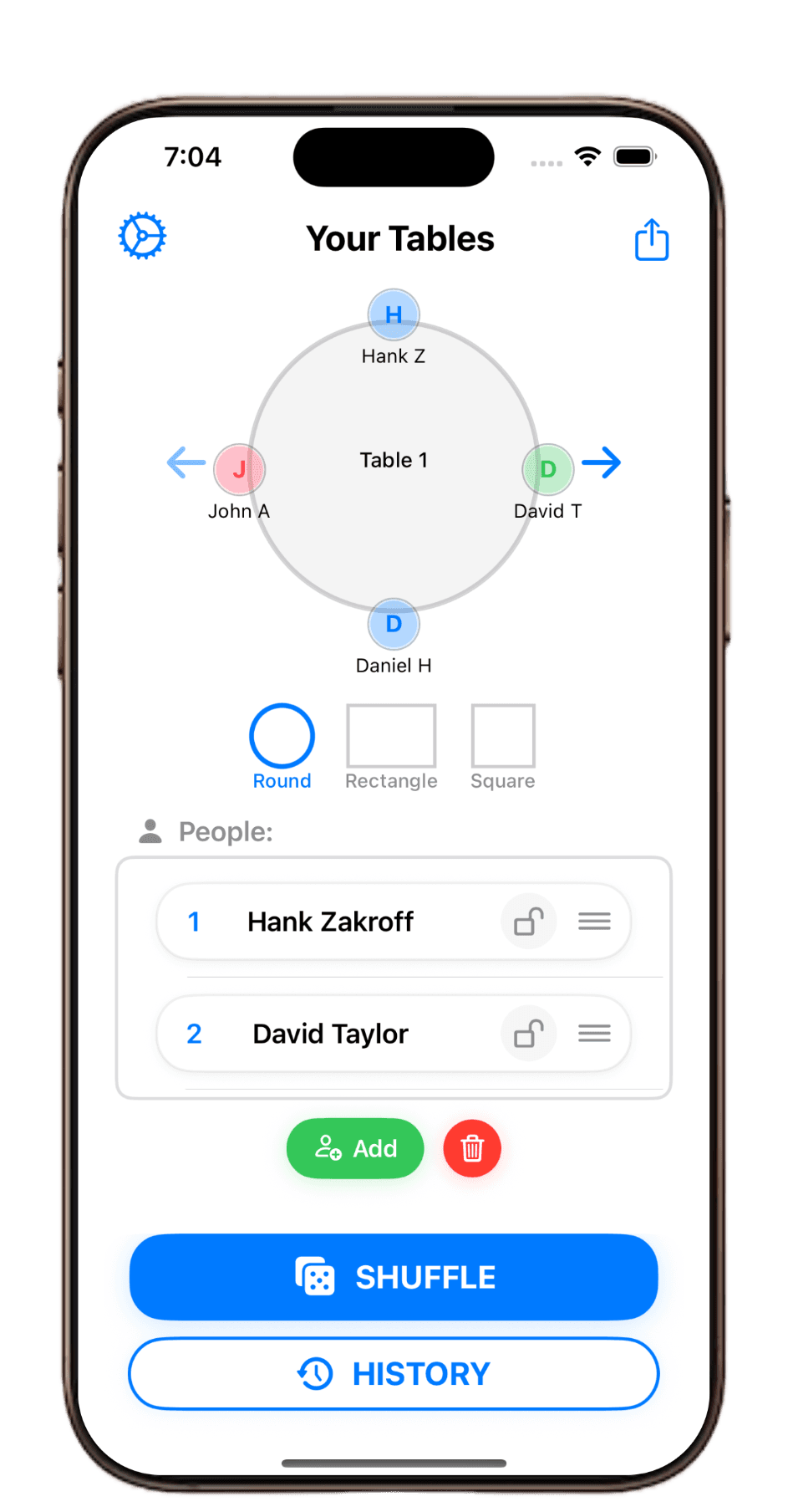 Seat Maker seating chart UI 2