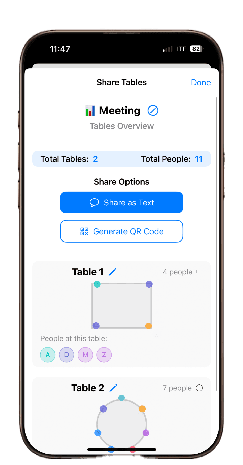 Seat Maker seating chart UI 4