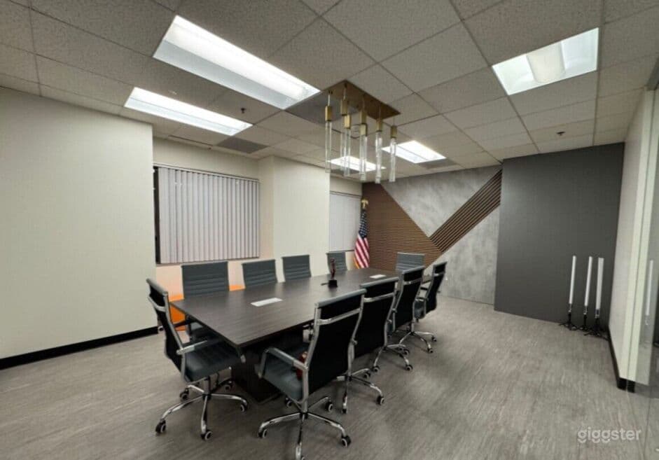 Beautiful Conference Hall with Elegant Glass Doors