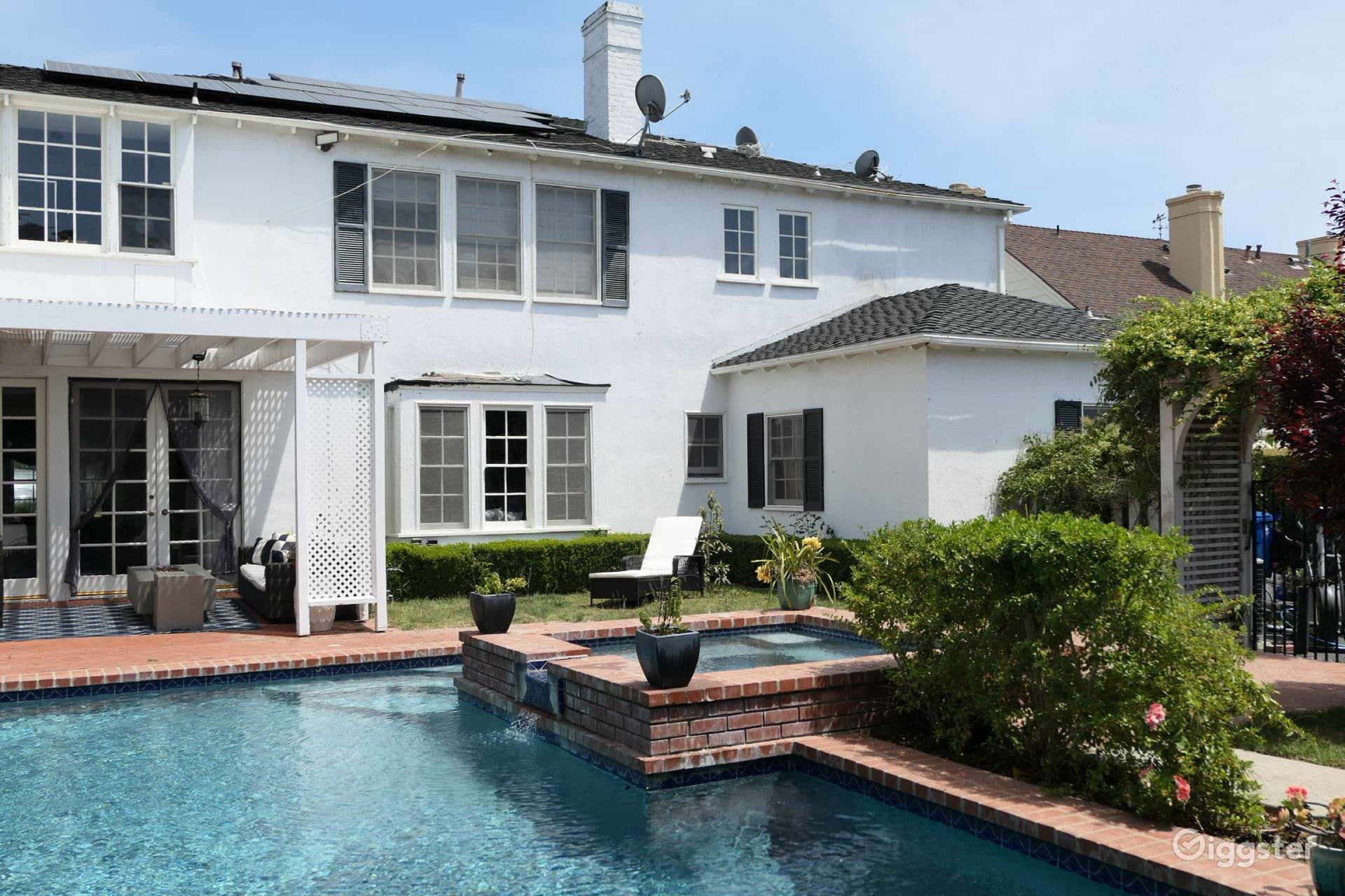 Colonial Beverly Hills Home with Charming Backyard
