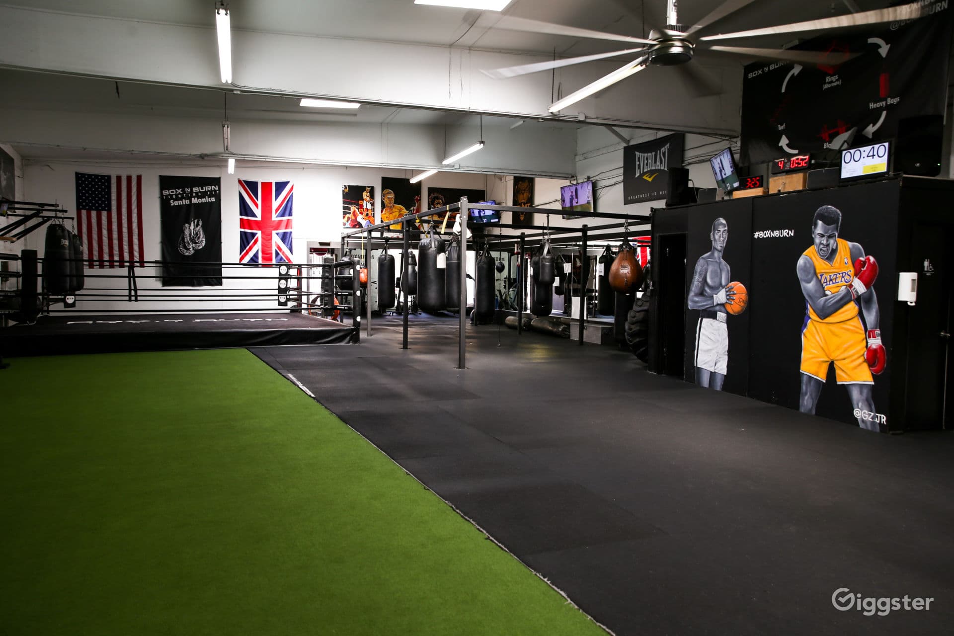Clean & Bright Authentic Boxing Gym