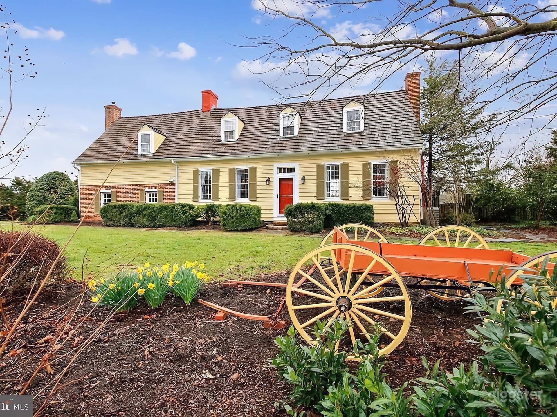 Picturesque 18th Century Cape Cod with Acreage, Barn & Creek
