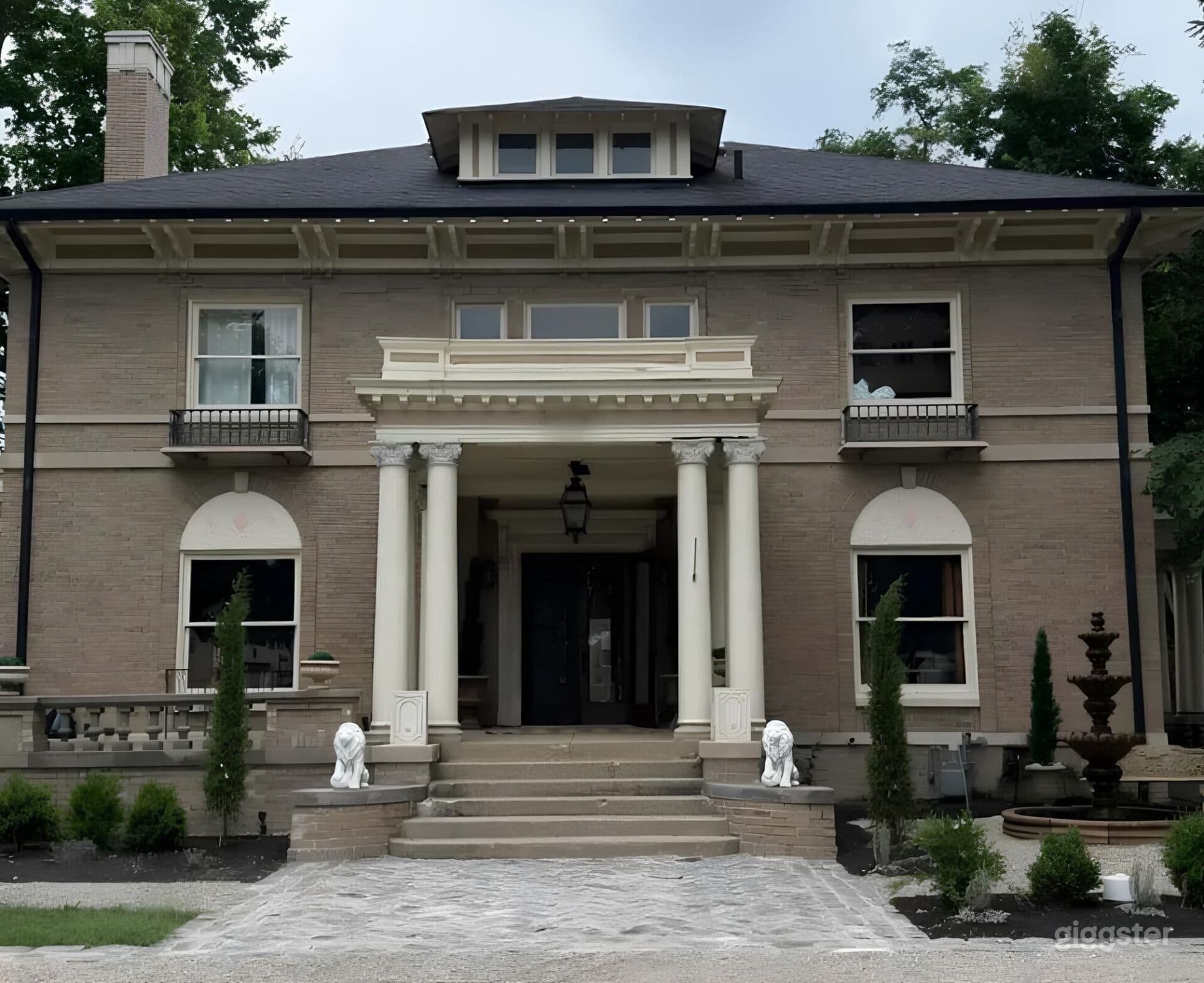 Italian Renaissance Mansion, Garden & Estate w/ Storied Past