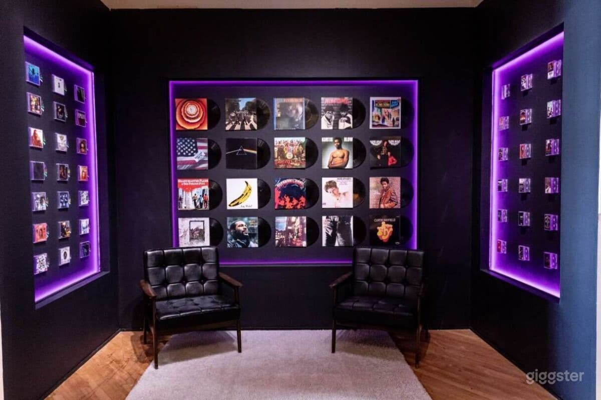 Music Gallery Studio with Podcast Lounge Setup