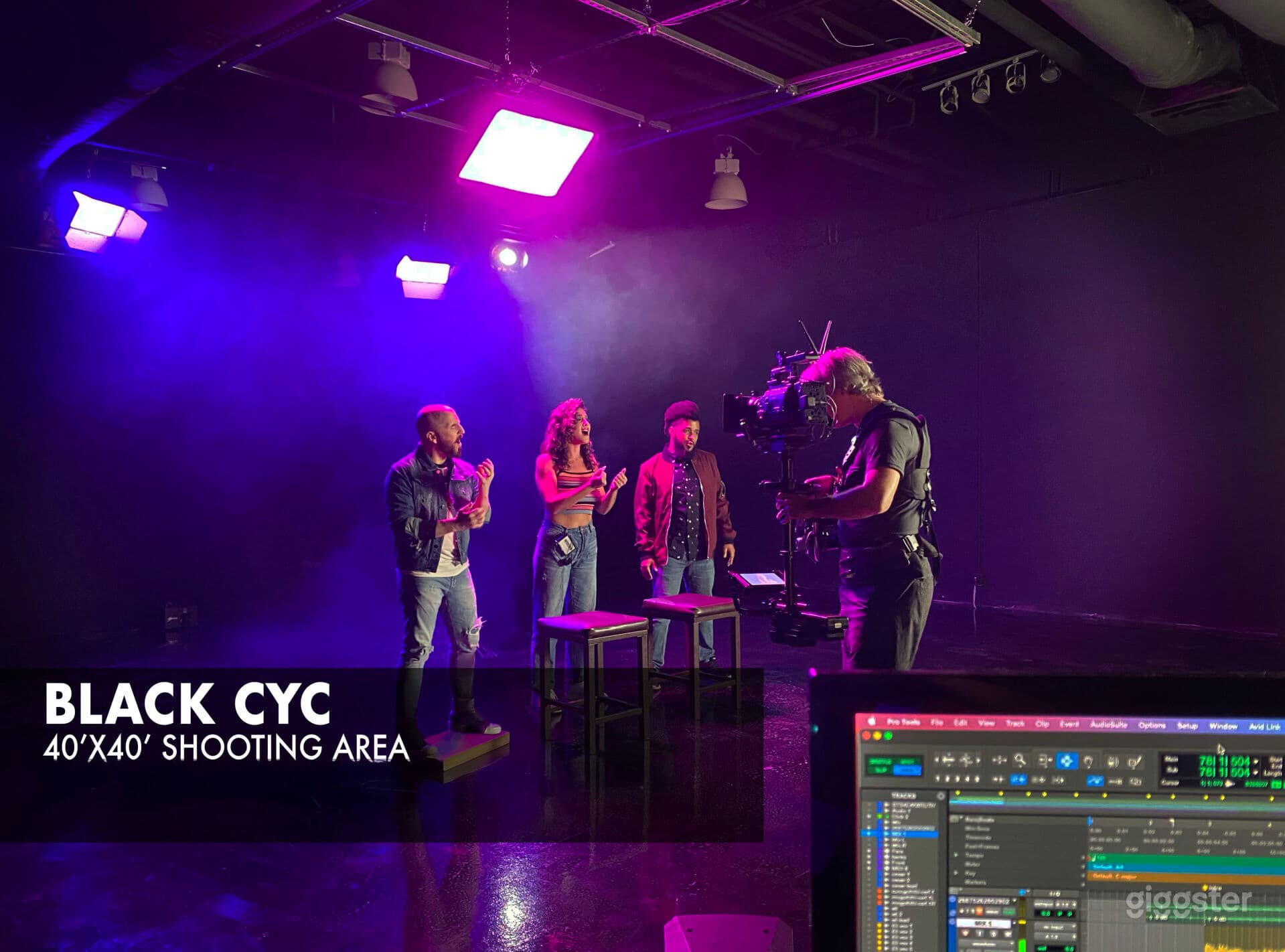 Versatile Black-Box Studio for Music Videos & Commercials, Oviedo