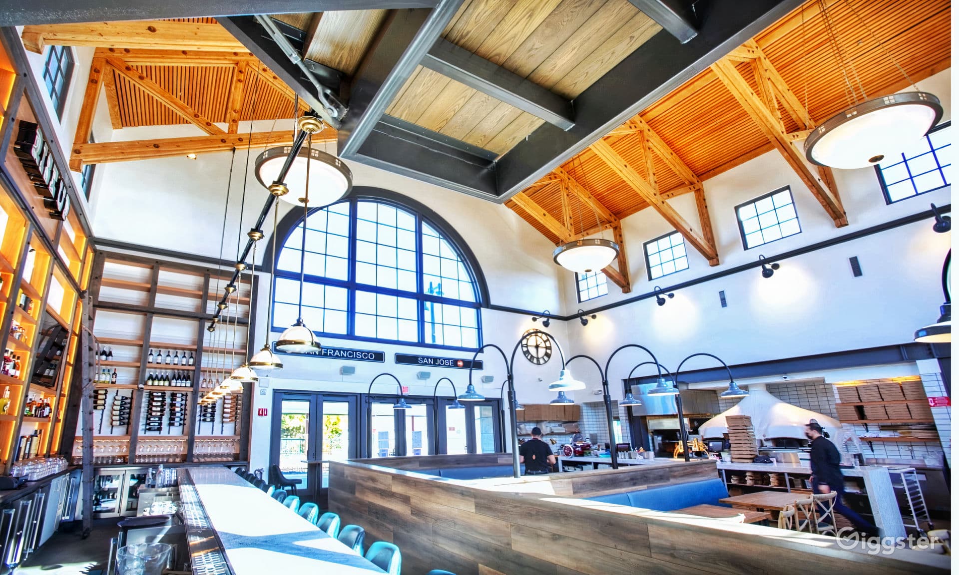 Industrial-Chic Train Station Restaurant Buyout