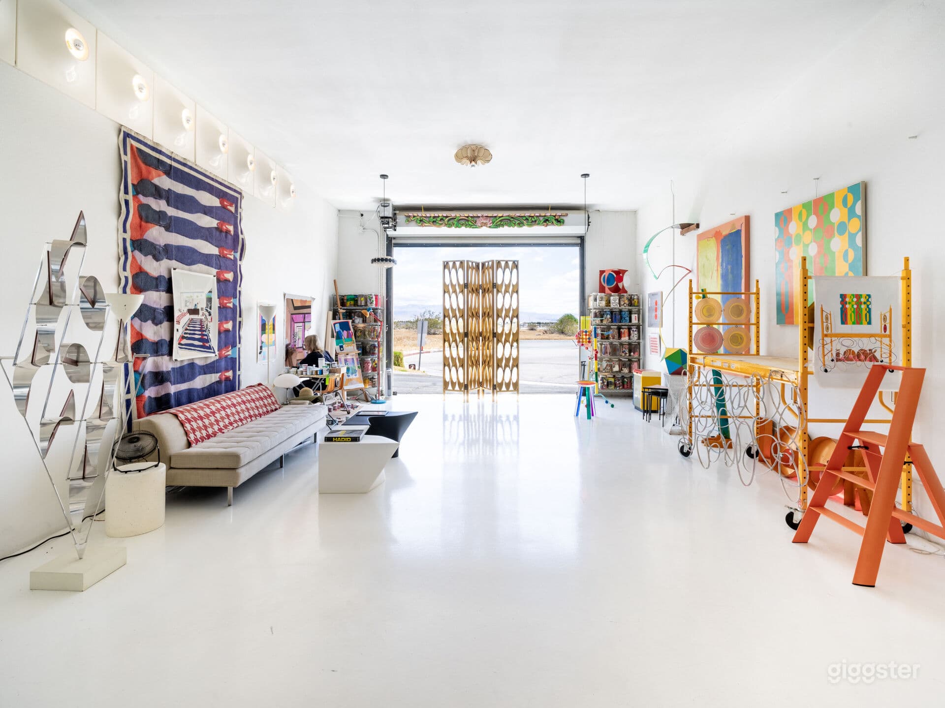 Epic Art Studio and Private Collection in Commercial Space