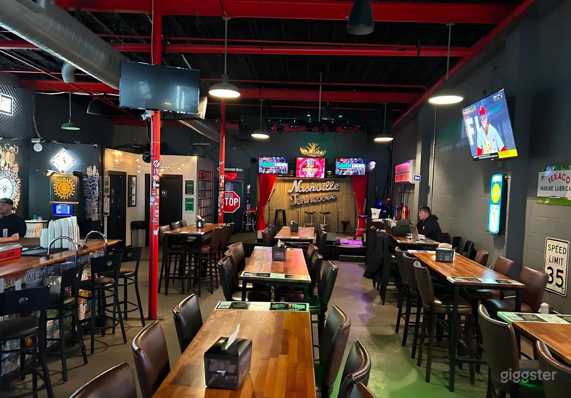 Multi-Purpose Event Venue with a Stage