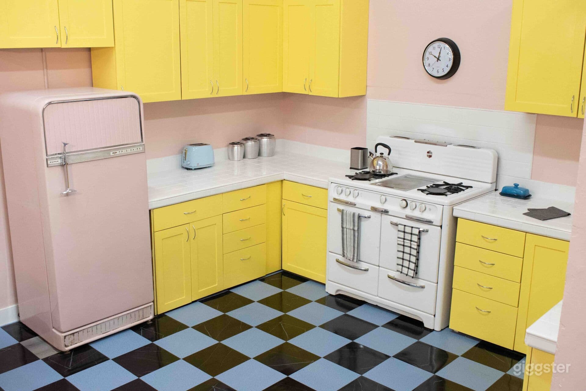 Retro Colorful Kitchen Creative Production Set, Los Angeles