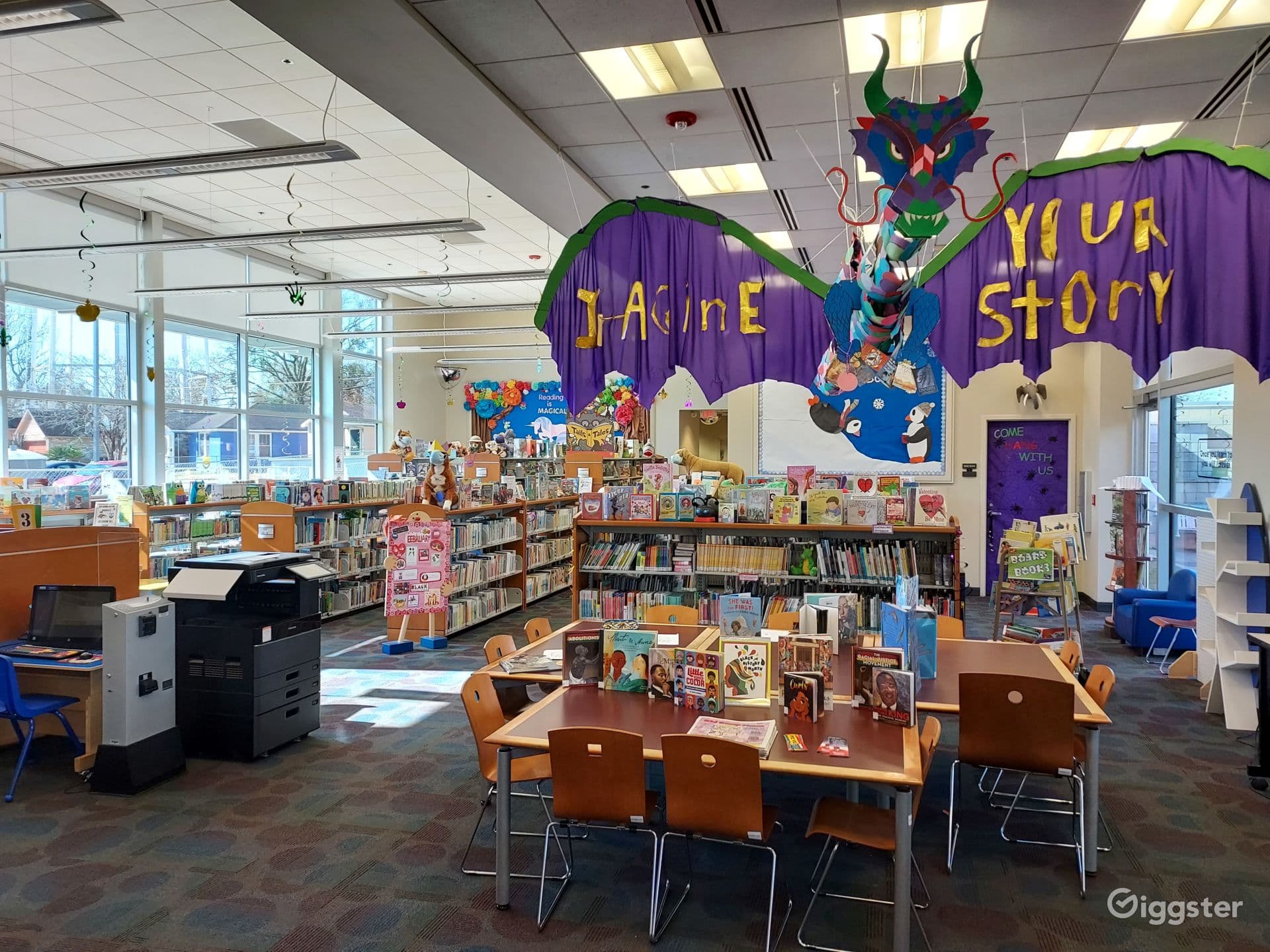 Public library in Carver Branch