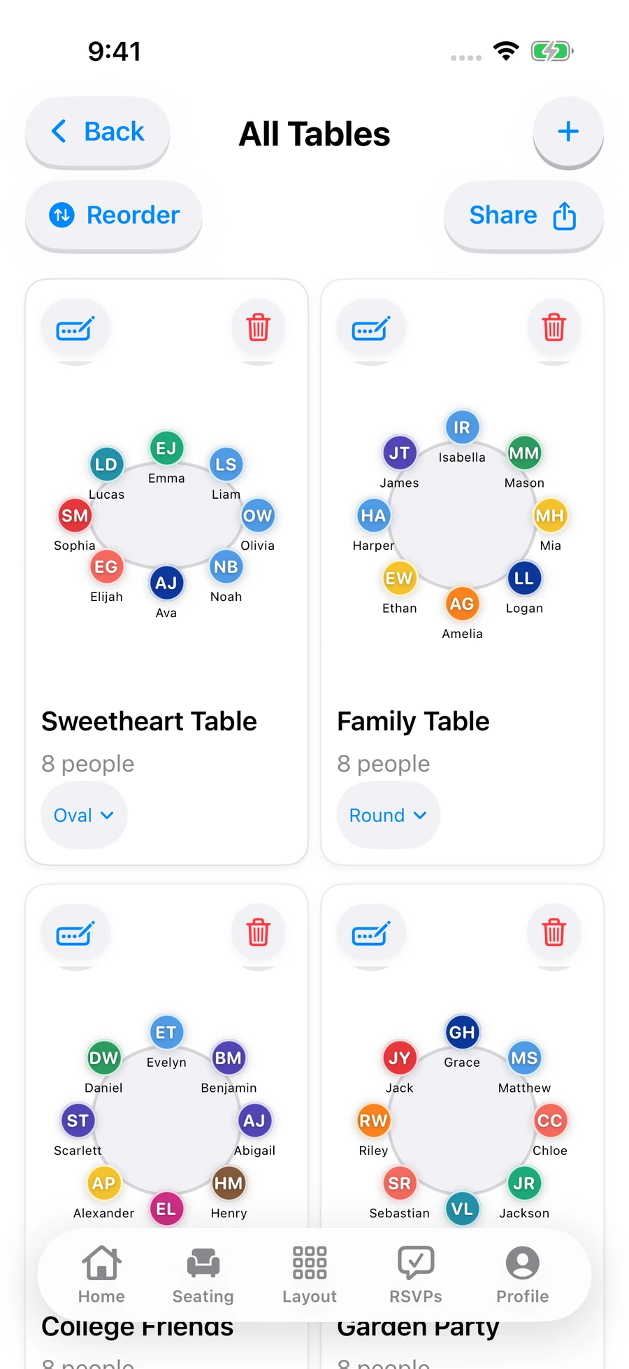 Seat Maker seating chart app screenshot: Works offline